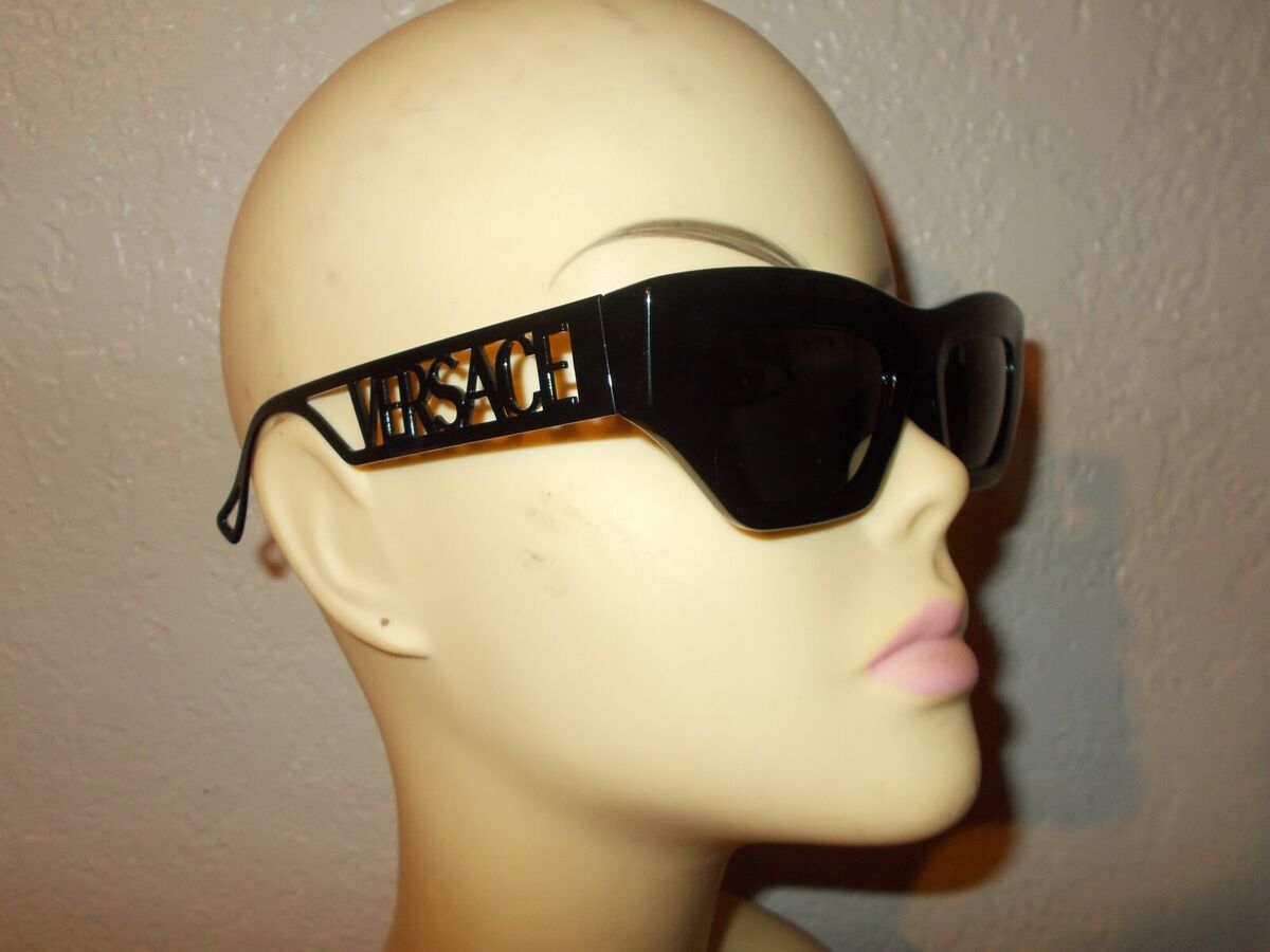 Versace 4432-U 5232/87 Black Frame Gray Lenses Sunglasses | eBay Versace 4432-U 5232/87 Black Frame Gray Lenses Sunglasses | eBay