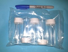 Large Plastic Vials 5 Pack 