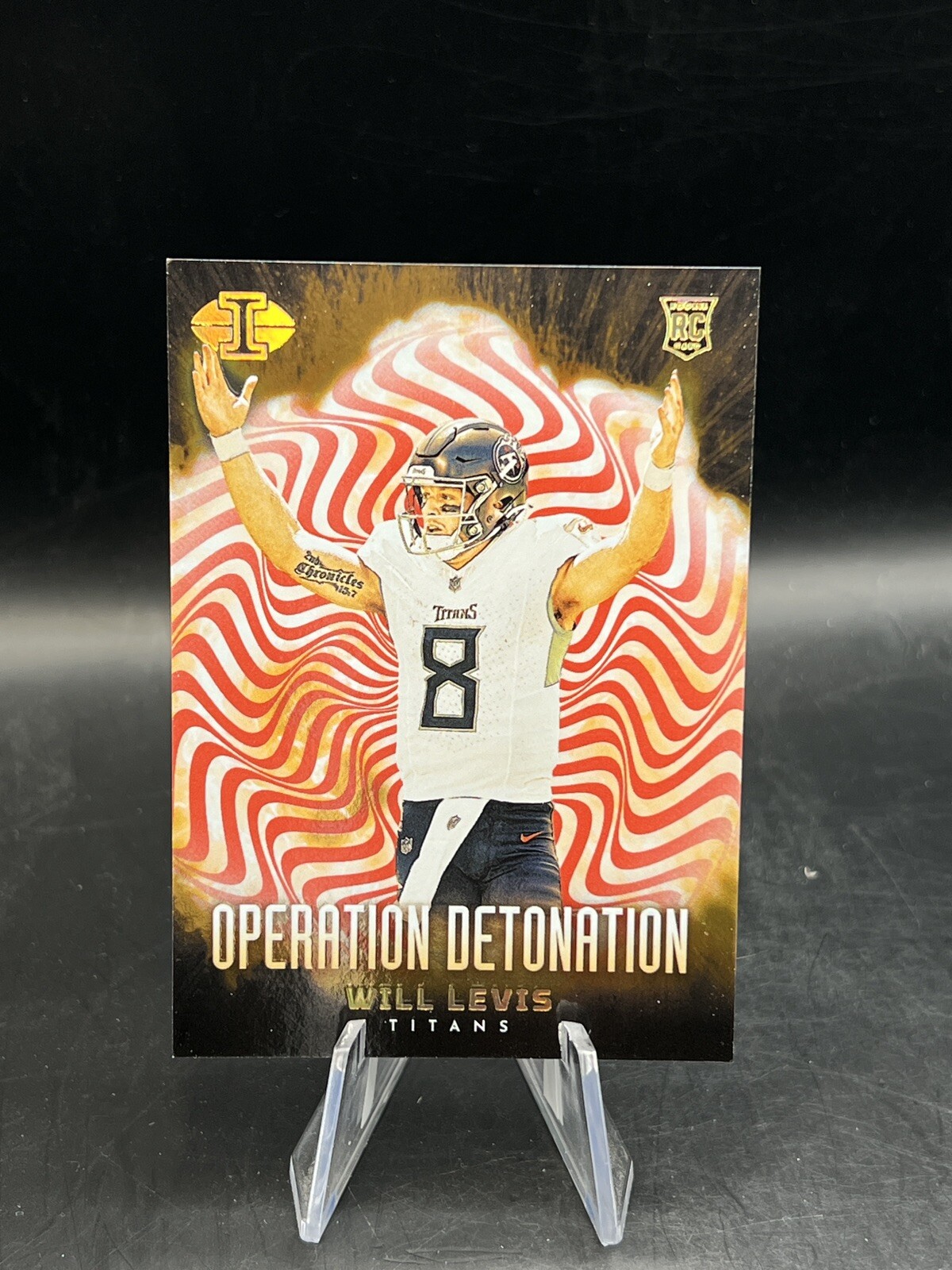 2023 Illusions Operation Detonation Will Levis Red /75 Tennessee Titans #24 RC