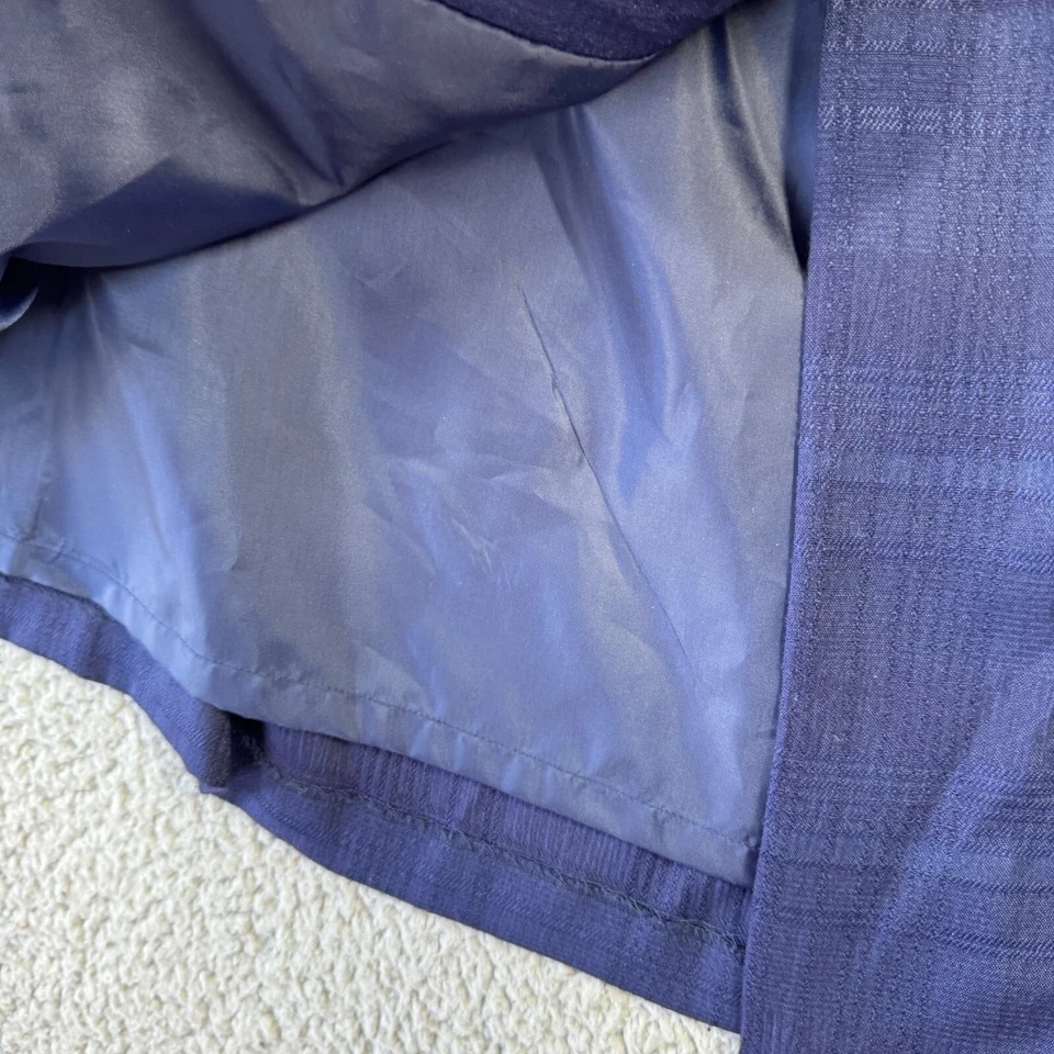 Maxi Falda Plaza South Botón Frontal Mujer 8 Azul Marino Forrada Foto 4 de 4