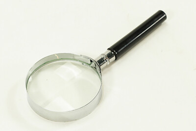  Leselupe Vergrößerungsglas new Glaslupe Kunststoffgriff Ø 60 mm Lupe 
