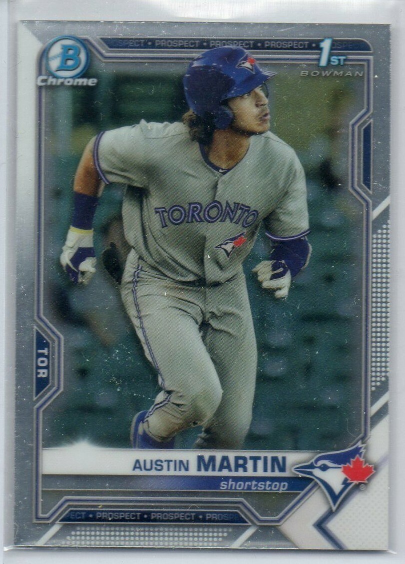 2021 Bowman Chrome Austin Martin #BCP-87 RC Rookie Qty Available