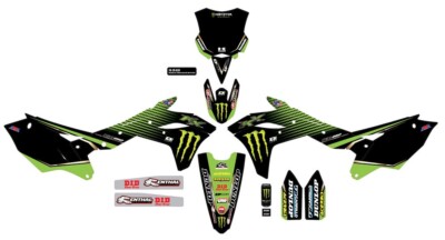 D' COR VISUALS MONTER KAWASAKI 2017-2019 250 GRAPHIC KIT