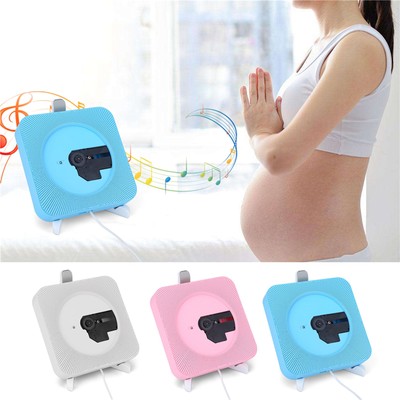 Portable Wall Mounted BT Remote Control CD MP3 Player FM Radio With US Plug New
