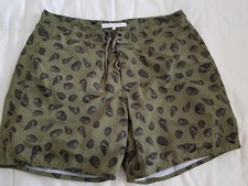 Ours Brand Mens Small Casual Shorts Green 100 Polyester size 32