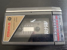 Vintage General Electric Portable AM/FM Cassette Player