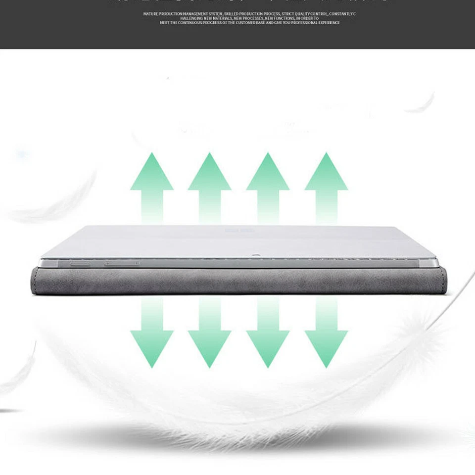 TPU Soft Cover Folio Cover Case for 12.3in Microsoft Surface PRO 4/5/6/7 / Pro X - Image 2 of 4