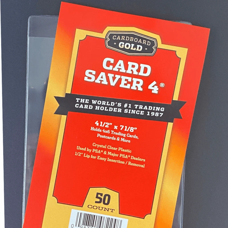 Card Saver 4 IV Cardboard Gold CBG 4x6 THICK CARD Grading Holder - 50 Count - Image 2 of 4