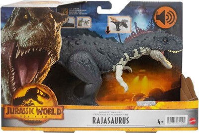 Jurassic World Dominion Roar Strikers Rajasaurus Dinosaur