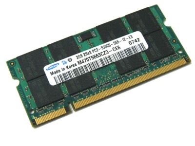 Mémoire RAM 2GB DDR2 SO-DIMM Pour HP/Compaq - Modèle Hynix PC2-6400, Occasion Excellent état