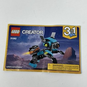 LEGO 31062 Creator Robot Robo Explorer Dog Instruction Booklet Manual Only