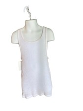 Kids Hanes White Tagless Tank Undershirt Ribbed ComfortSoft XL