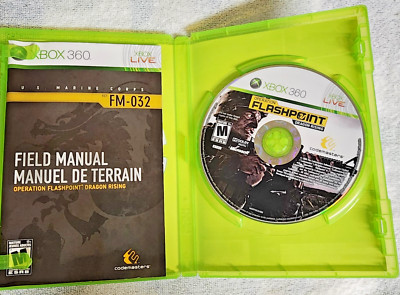   Operation Flashpoint: Dragon Rising (Microsoft Xbox 360, 2009)  with Manual