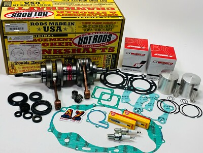 Banshee 350 66mm 370cc Big Bore Wiseco Pistons Hotrods Crank Bottom Rebuild Kit