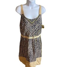 Ann Taylor Loft brown and black pullover supper soft size 6 dress