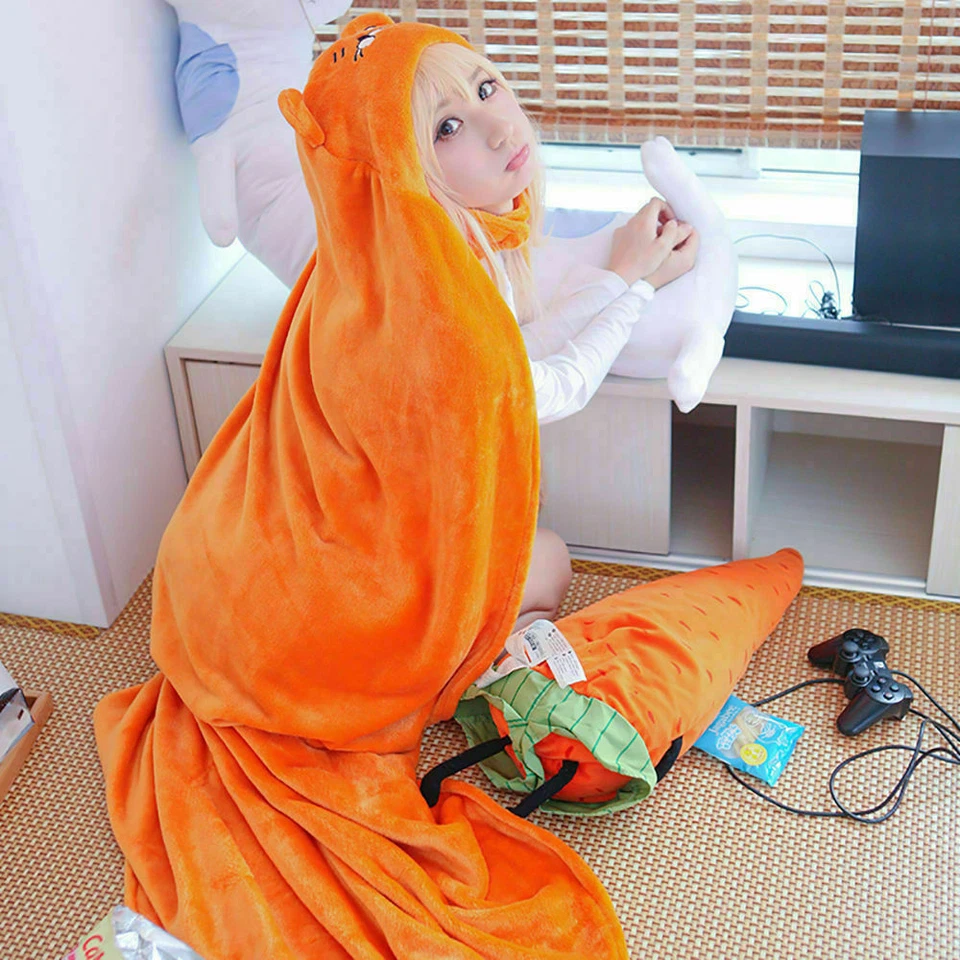 Himouto! Umaru-chan Disfraz Cosplay Capa Sudadera con Capucha Franela Abrigo Invierno Bata Edredón Foto 4 de 4