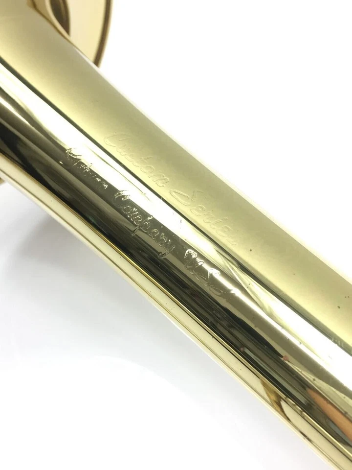 Getzen 3047AFY тенор бас тромбон открытый надежном B плоский/F лак проверен с чехлом - Изображение 4 из 4