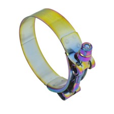 45mm-105mm Stainless Steel T-bolt Intercooler Pipe Clamp Silicone Hose Clip