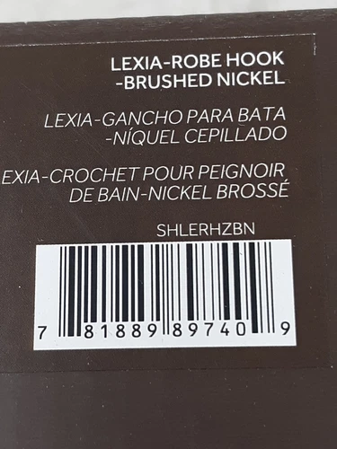 Signature 483942 Lexia Single Robe Hook - Picture 3 of 5