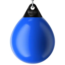 180 LBS 21" Water Punching Bag Filled with Water Injector & Hanging Accessories