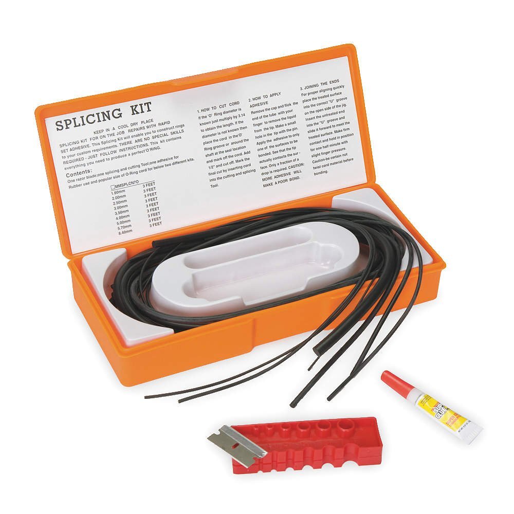 Metric Buna-N Splicing Kit 9-Piece Set for Seals & O-Rings