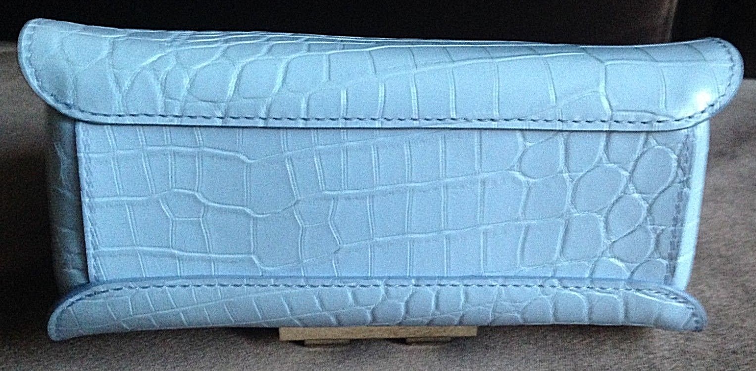 NEW Furla Bella Croc Embossed Crossbody Bag eBay