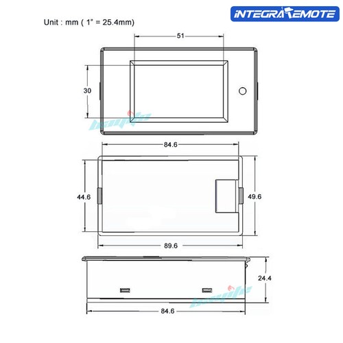 AC80-260V DC6.5~100V 20A 50A 100A Panel Display Volt Amp Power Watt Meter LCD - Bild 51 von 51