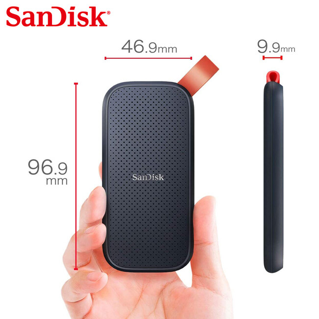 SanDisk 480GB 1TB 2TB Portable SSD Type-C USB 3.2 Gen 2 Read Speed 