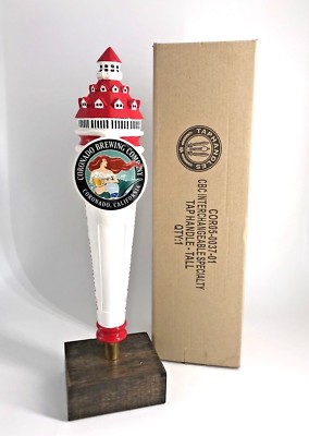 Coronado Brewing Co. Mermaid Lighthouse Beer Tap Handle San Diego Retired Ed New