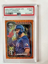 2024 Topps Chrome Update Series - Image Variation Orange Speckle Refractor...
