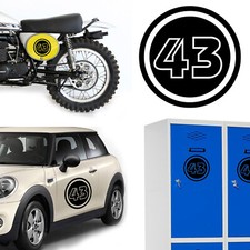 Number 43 Version v02, Sticker Vinyl