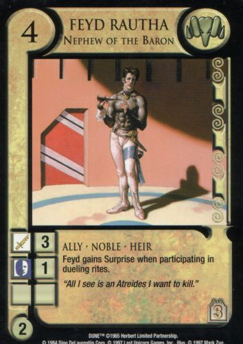 Feyd Rautha, Neffe des Barons - Eye of the Storm - Dune CCG - Bild 1 von 1