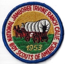 1953 National Jamboree Original Twill Patch C...