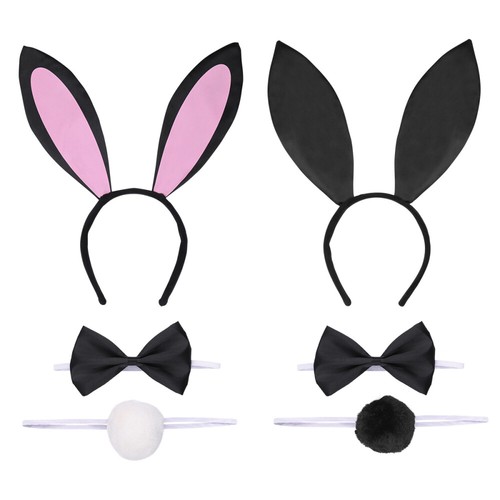 Bunny Ear Set Rabbit Hair Band Cosplay Costume Accessory Ears Headwear