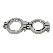 44mm Wastegate Inlet Clamp V-Band Set W/ Screws Nuts and Seals For Tial style