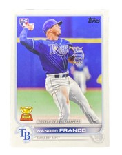 Wander Franco RC 2022 Topps Update Baseball Rookie Debut Card US42. rookie card picture