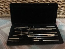 E.O. Richter & Co. Präcision Zirkelkasten Set IX.P | Vintage