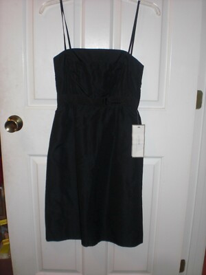 J CREW Cocktail Party Black Dress Size 0 Petite NEW! | eBay