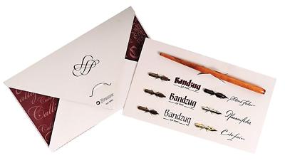 Brause Calligraphy And Writing Set w/ 6 nibs and 1 Wood Nib Holder