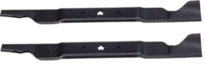 High-Lift Blades for Craftsman YT3000 46'' Cut 5 Pt. Star Spindle,  95-070(2)
