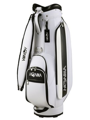 Honma Golf 2023 Modell Eingang Caddy Tasche CB12310 Weiß/Schwarz