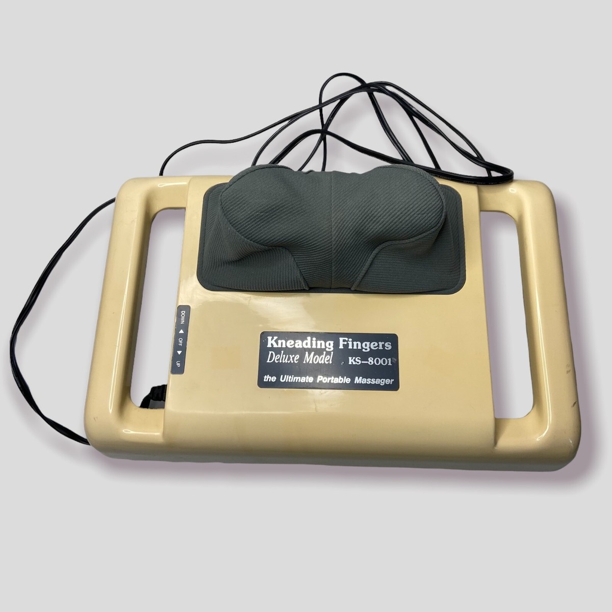 Kneading Fingers Electric Portable Vintage Massager KS-8001 Deluxe