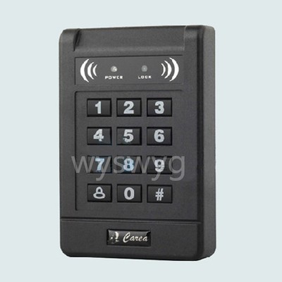 RFID ID Proximity Reader Keypad WG26 125K Access Control Free 5 cards black