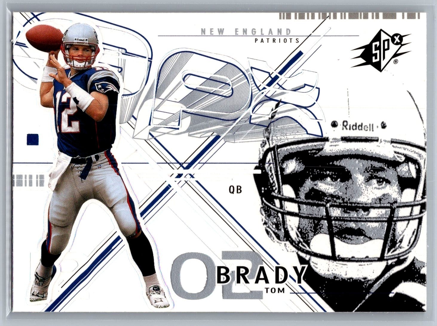 2002 SPx - Tom Brady #6 - GOAT NM-MT *TEXCARDS*