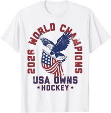 USA Owns Hockey 2026 Tee T-Shirt