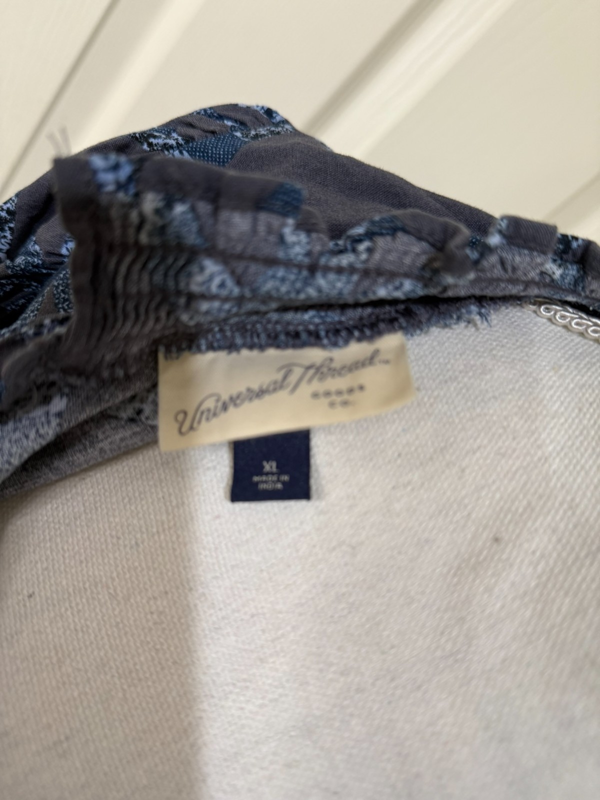 Universal Thread Blue Quilt Pattern Prairie Dress… - image 6