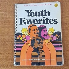 YOUTH FAVORITES SINGSPIRATION SONGBOOK Large Size 5 x7 " CHRISTIAN Mid 1970's