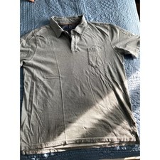 Mens Quicksilver Polo Size XXL Gray Pre Owned