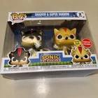 Funko Pop! Vinyl: Sonic the Hedgehog - Shadow & Super Shadow (Glow) 2-Pack -...