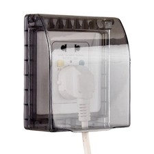 Wallsafe Outdoor Electrical Socket Cover with Enhanced Protection Features